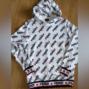 FENDI/FILA Collab hoodie AOP